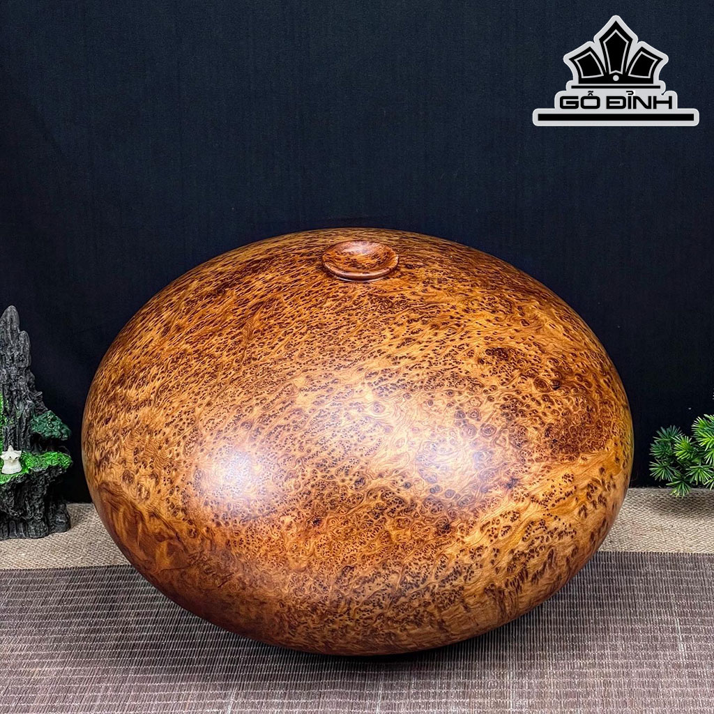 Chum Phú Quý Gỗ Nu Ngọc Am Cao 23 Đường Kính 36 (cm)