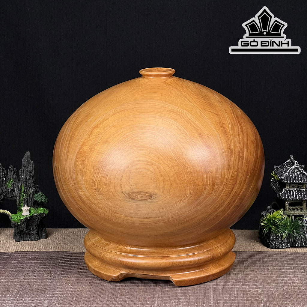 Chum Phú Quý Gỗ Ngọc Am Cao 34 Đường Kính 37 (cm)