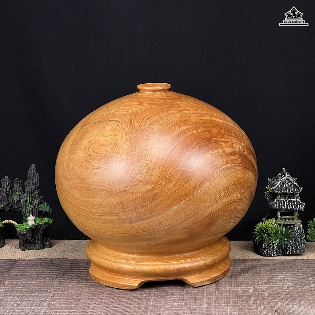 Chum Phú Quý Gỗ Ngọc Am Cao 34 Đường Kính 37 (cm)