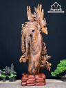 Tượng Chim Phượng Hoàng Gỗ Sưa Cao 71 Ngang 28 Sâu 15 (cm)