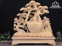 Cây Tùng Bốn Mùa Phú Quý Gỗ Ngọc Am Cao 67 Ngang 65 Sâu 30 (cm)
