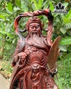 Tượng Quan Công Gỗ Trắc Cao 80 Ngang 35 Sâu 27 (cm)