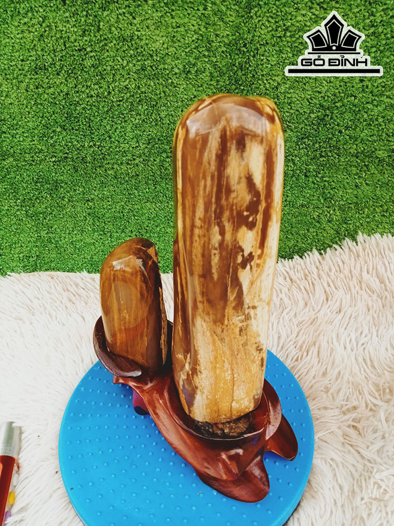 Tác Phẩm Gỗ Hóa Thạch Cao 31 Ngang 17 (cm) 3,6kg