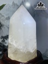Tác Phẩm Đá Thạch Anh Trắng Cao 26 Ngang 17 (cm) 3,6kg