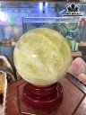 Bi Cầu Đá Thạch Anh Vàng Đường Kính Hạt 18 (cm) 18cts 8,62kg