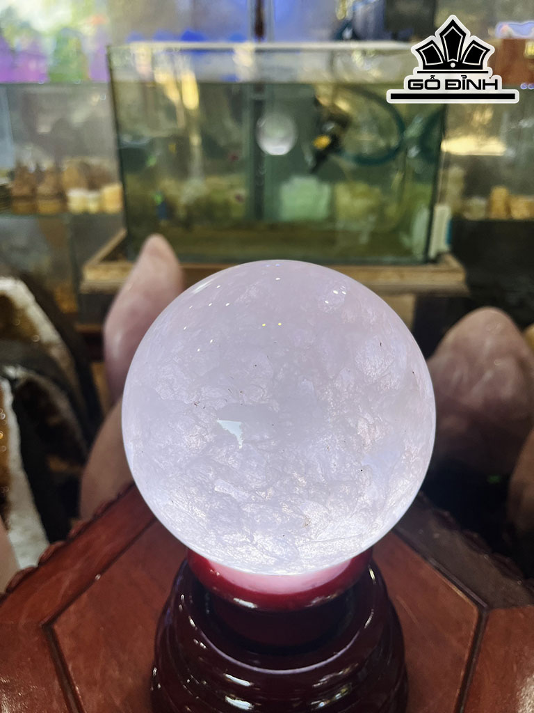 Bi Cầu Thủy Tinh Hồng Tím 2,64kg