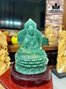 Tượng Mẹ Quan Âm Đá Thạch Anh Xanh Cao 30 Ngang 16 (cm) 6,385kg