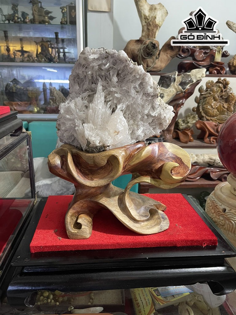Bông Hoa Ưu Đàm Đá Trầm Tích Cao 35 (cm) 6kg