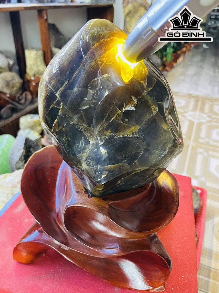 Tác Phẩm Gỗ Hóa Thạch Cao 29 (cm) 4,8kg