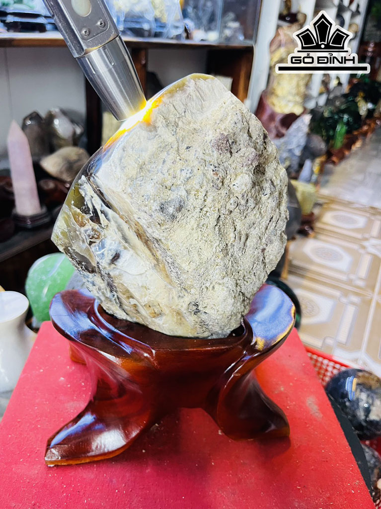 Tác Phẩm Gỗ Hóa Thạch Cao 29 (cm) 4,8kg