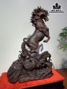 Tượng Ngựa Phong Thủy (Nhất Mã Phi Thiên) Gỗ Trắc Cao 52 Ngang 33 Sâu 15 (cm)