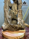 Tượng Rồng Phong Thủy Gỗ Nu Trắc Cao 40 Ngang 30 Sâu 21 (cm)