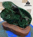 Tác Phẩm Đá Malachite Cao 16 Ngang 17 (cm)  1,9kg
