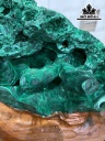 Tác Phẩm Đá Malachite Cao 17 Ngang 15 (cm)  2,2kg