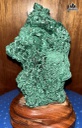 Tác Phẩm Đá Malachite Cao 20 Ngang 12 (cm)  2,2kg