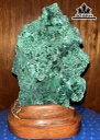 Tác Phẩm Đá Malachite Cao 20 Ngang 12 (cm)  2,2kg