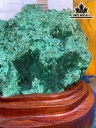 Tác Phẩm Đá Malachite Cao 24 Ngang 19 (cm)  4,5kg