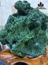 Tác Phẩm Đá Malachite Cao 27 Ngang 25 (cm)  7,4kg