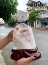 Tác Phẩm Đá Thạch Anh Trắng Cao 20,6 Ngang 19 (cm) 1,25kg