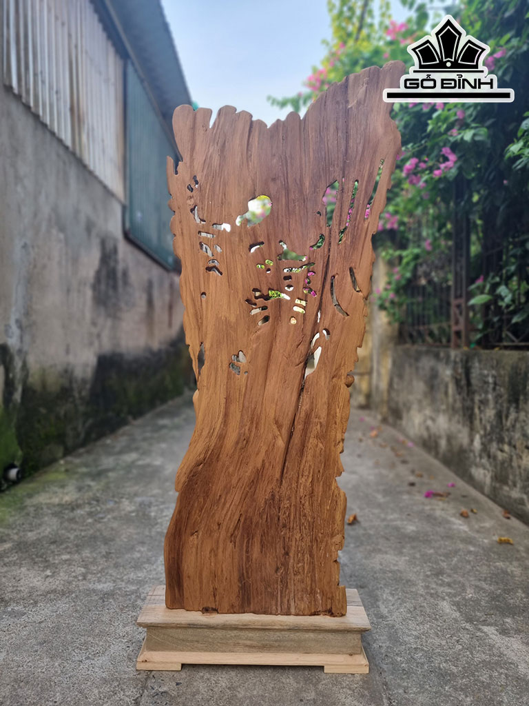 Tượng Phúc Lộc Thọ (Tam Đa) Gỗ Ngọc Am Cao 120 Ngang 51 Sâu 14 (cm)