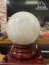 Bi Cầu Đá Thạch Anh Trắng Đường Kính Hạt 14 (cm) 14cts 7,79kg