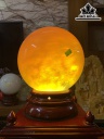 Bi Cầu Thủy Tinh Vàng Đường Kính Hạt 16 (cm) 16cts 10,98kg