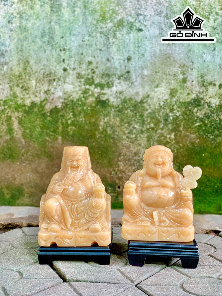 Bộ Tài Địa Đá Ngọc Hoàng Long Cao 20 (cm)