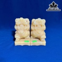 Cặp Tỳ Hưu Đá Ngọc Hoàng Long Cao 15 (cm)