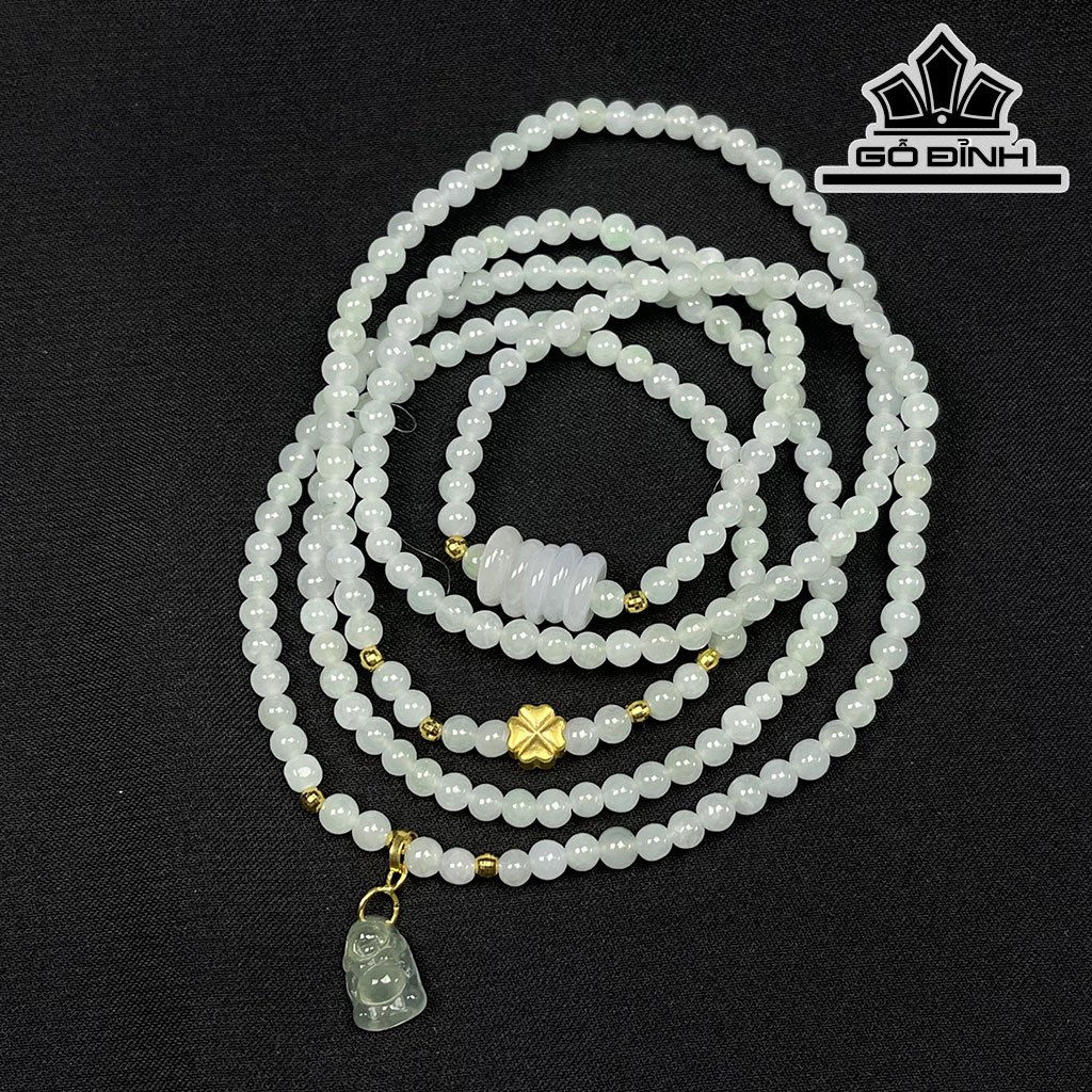 Chuỗi Di Lặc Đá Cẩm Thạch