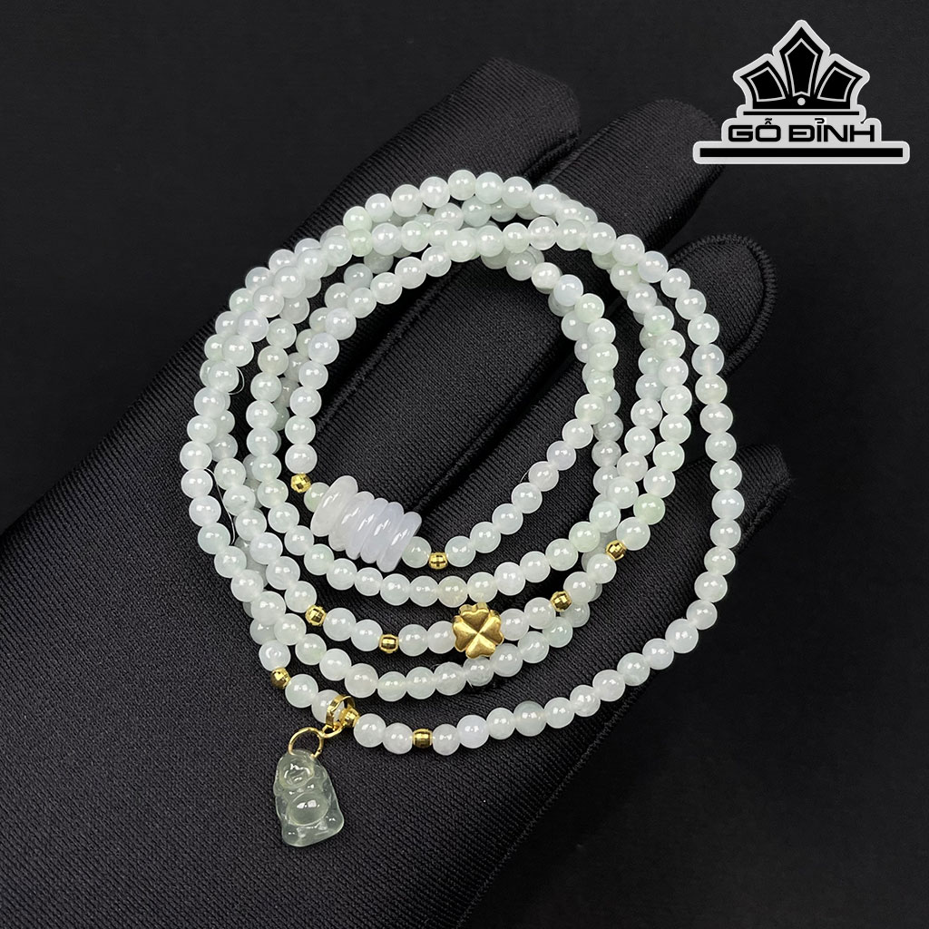 Chuỗi Di Lặc Đá Cẩm Thạch