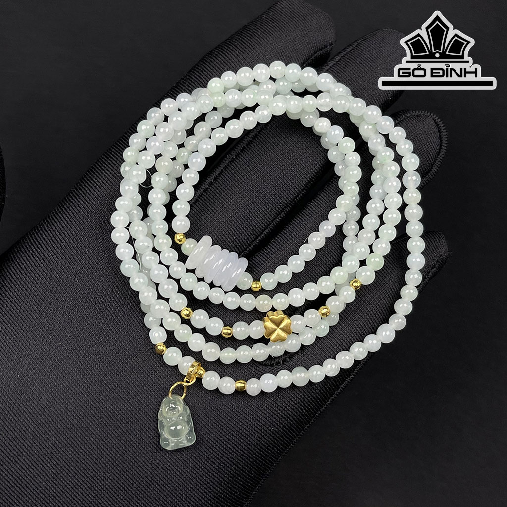 Chuỗi Di Lặc Đá Cẩm Thạch