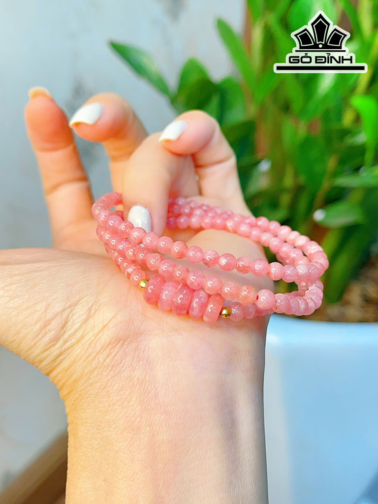 Chuỗi Đá Đào Hoa Đường Kính Hạt 4,7 (mm) 4,7cts