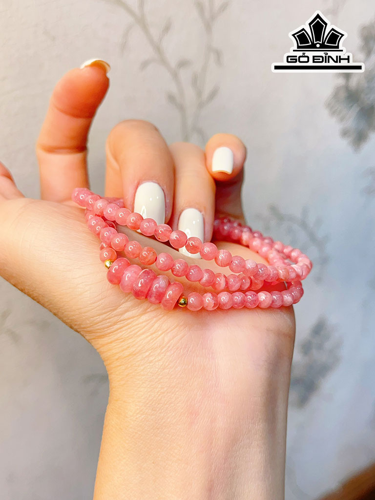 Chuỗi Đá Đào Hoa Đường Kính Hạt 4,7 (mm) 4,7cts