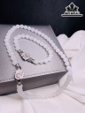 Chuỗi Đá Onyx Trắng Đường Kính Hạt 8,5 (mm) 8,5cts