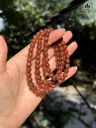 Chuỗi Đá Thạch Anh Tóc Nâu Đường Kính Hạt 7 (mm) 7cts