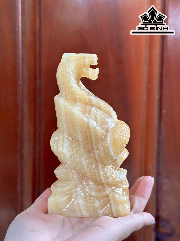 Hổ Đá Ngọc Hoàng Long Cao 20 (cm)