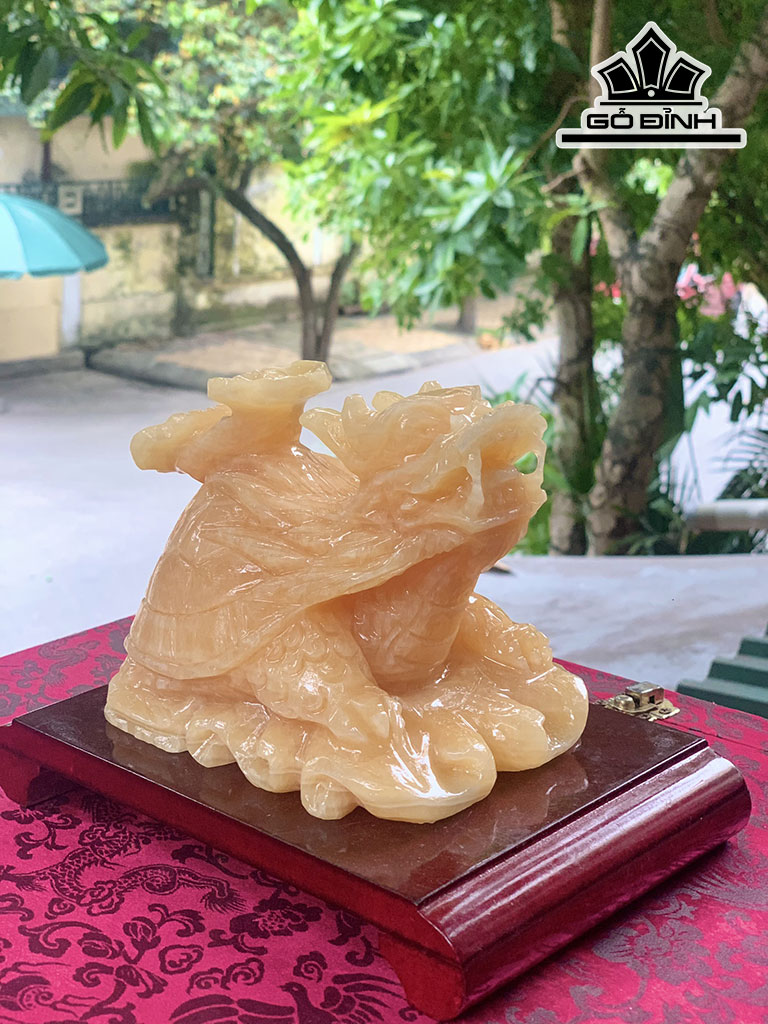 Long Quy Đá Ngọc Hoàng Long Cao 15 (cm)