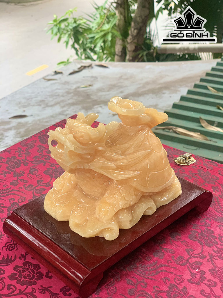 Long Quy Đá Ngọc Hoàng Long Cao 15 (cm)
