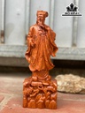Tượng Gia Cát Lượng Gỗ Hương Cao 50 Ngang 16 Sâu 10 (cm)