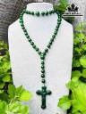 Chuỗi  Mân Côi Đá Ngọc Bích (Nephrite Jade)