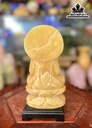 Tượng Thích Ca Hào Quang Đá Ngọc Hoàng Long Cao 20 (cm)