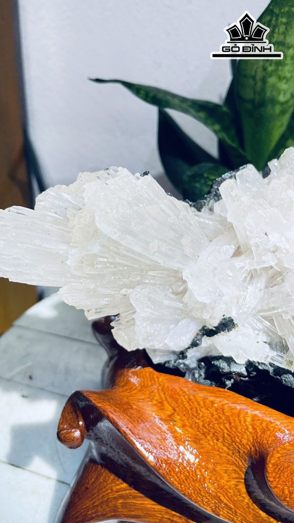 Bông Hoa Ưu Đàm Đá Trầm Tích Cao 17 Ngang 22 (cm) 2kg