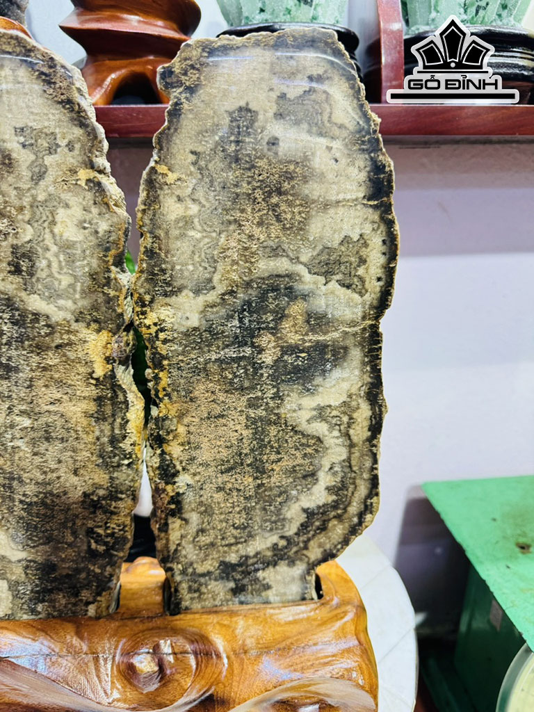 Cặp Gỗ Hóa Thạch Cao 39 Ngang 27 (cm) 7kg