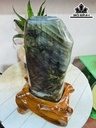 Tác Phẩm Đá Xà Cừ (Labradorite) Cao 29 Ngang 10 (cm) 3,5kg