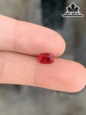 Viên Đá Ruby Đỏ Cao 6,8 Ngang 4,5 Sâu 3,2 (mm) 1cts