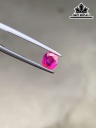 Viên Đá Ruby Hồng Ánh Cam Cao 6 Ngang 5,5 Sâu 3,5 (mm) 1,11cts