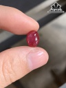 Viên Đá Ruby Sao Đỏ Cao 9,5 Ngang 7 Sâu 4,2 (mm) 3,19cts