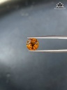 Viên Đá Tourmaline Vàng Mật Ong Cao 7,5 Ngang 7,3 Sâu 5 (mm) 1,68cts