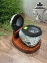 Bát Tụ Bảo Đá Mã Não Cao 11,5 Ngang 12,5 Sâu 14,5 (cm)