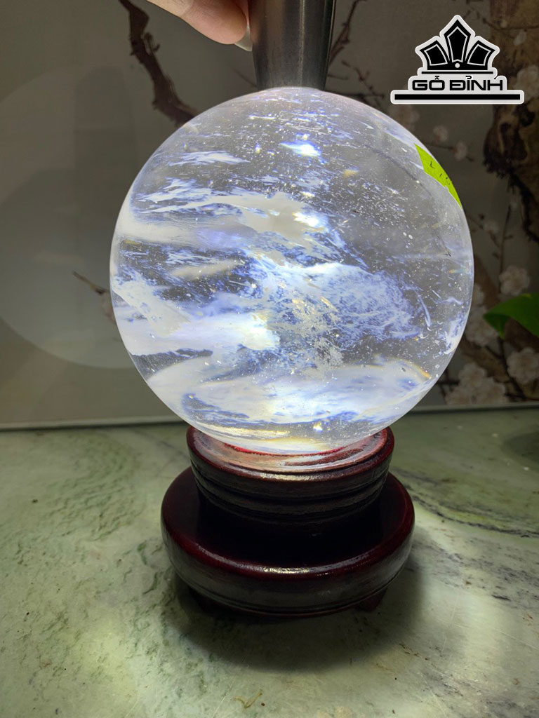 Bi Cầu Đá Obsidian Đường Kính Hạt 11,6 (cm) 1,8kg